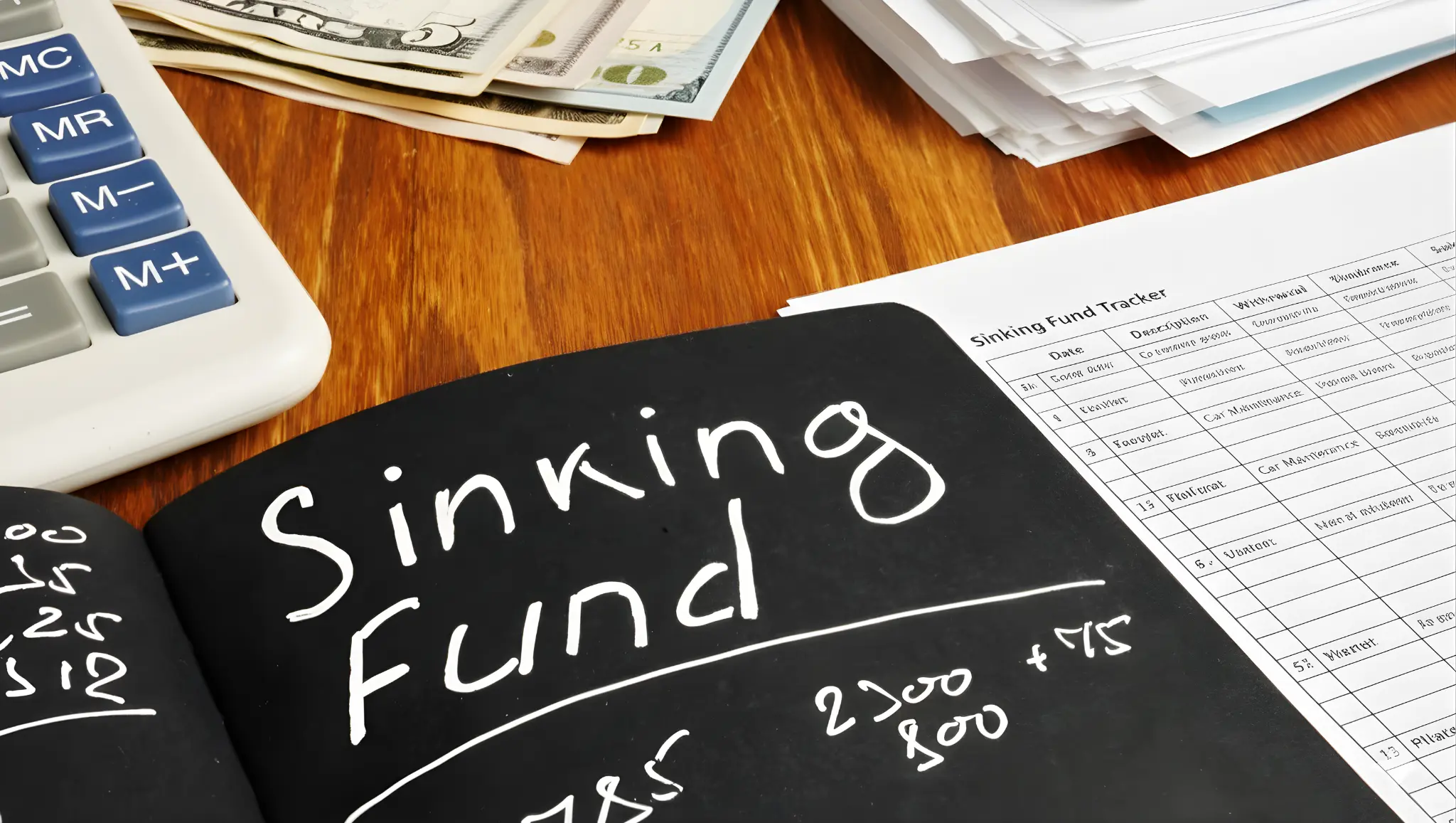 sinking fund tracker printable