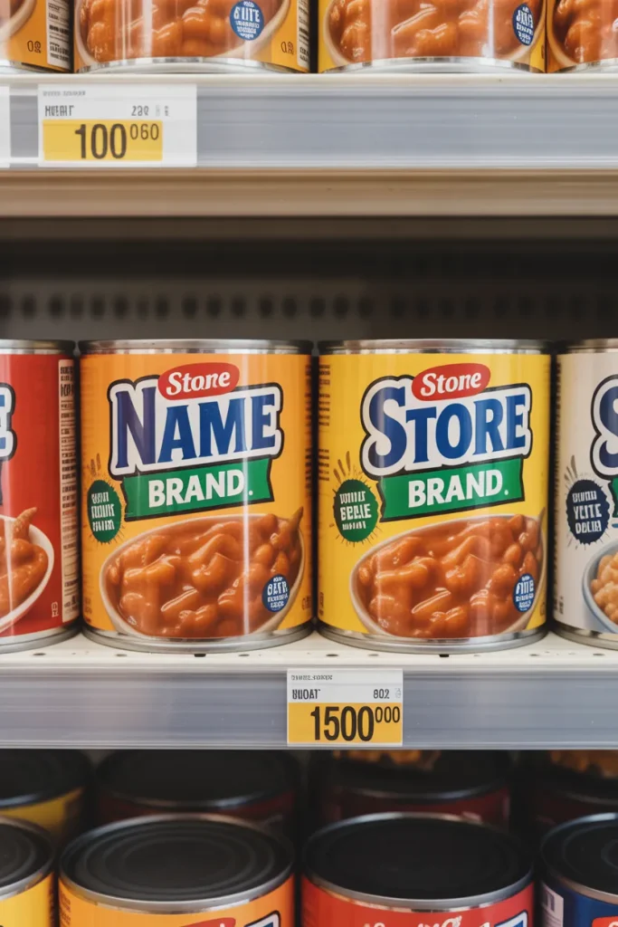 switch to store-brand products for staples