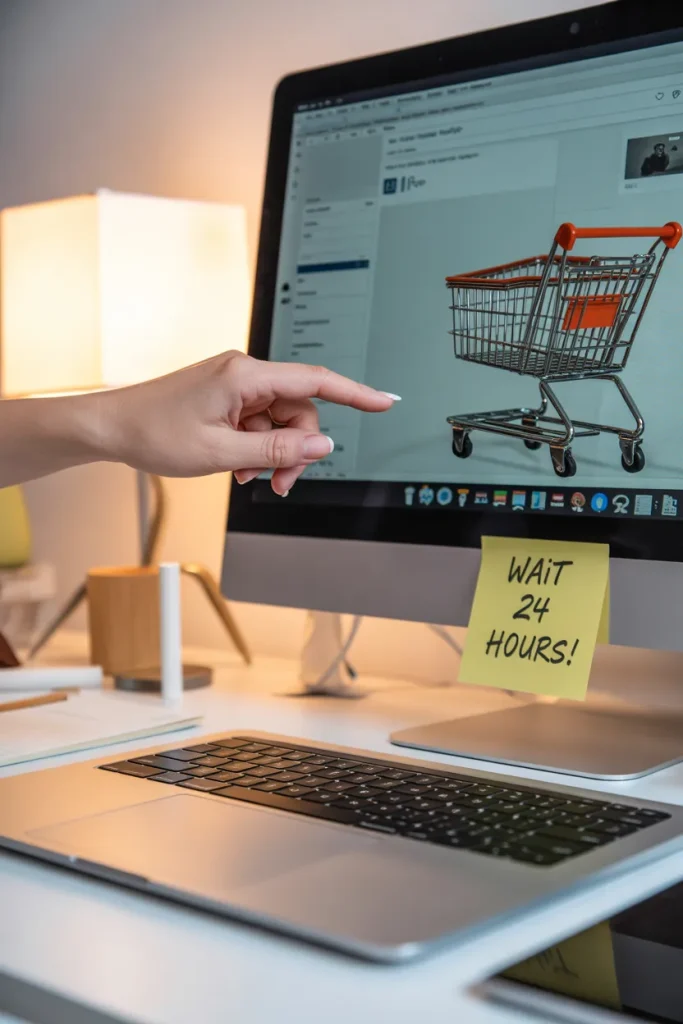 use the 24-hour rule before any non-essential purchase